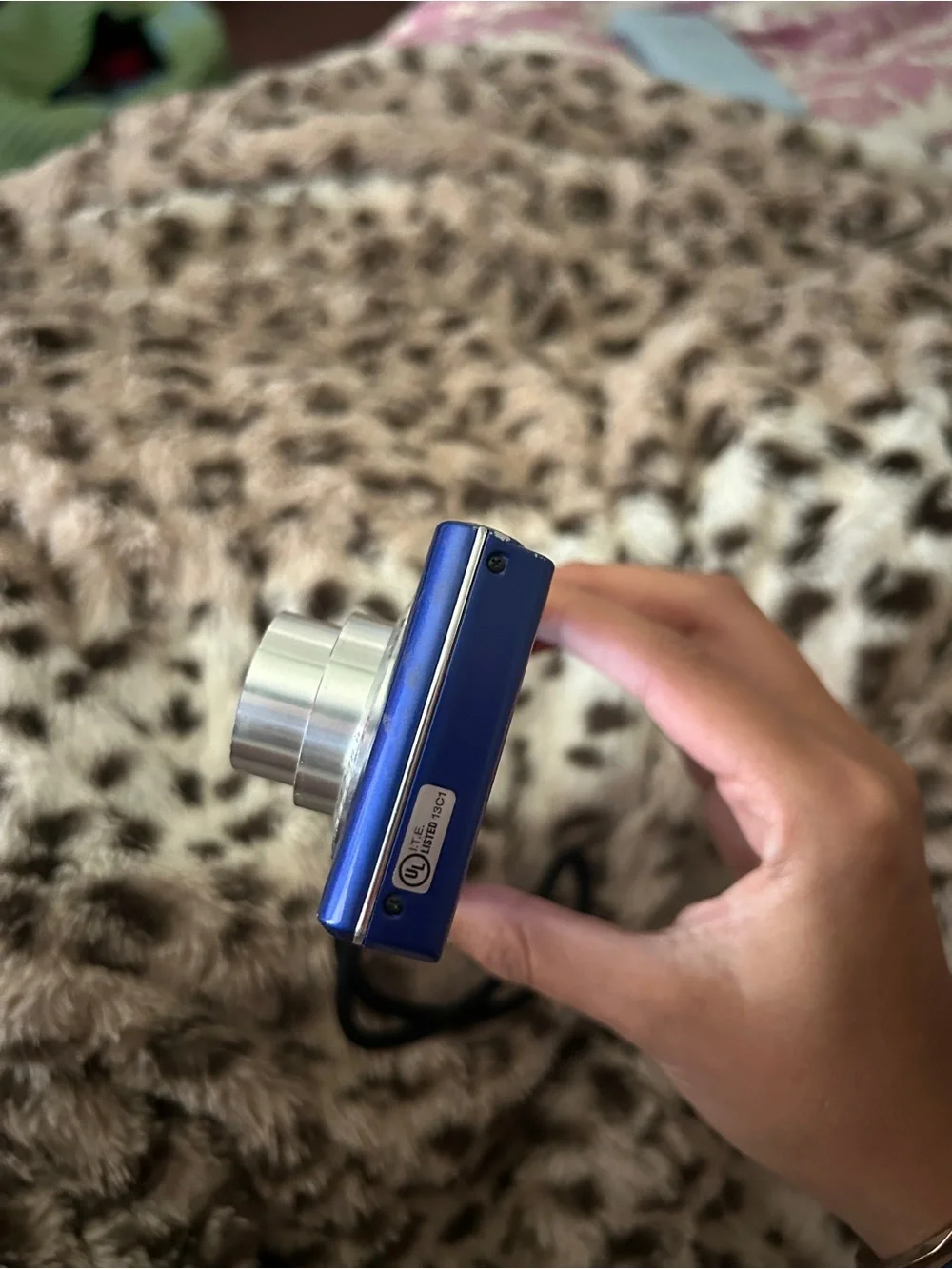 Sony Cyber-shot Compact Point-and-Shoot Camera in Blue with Accessories